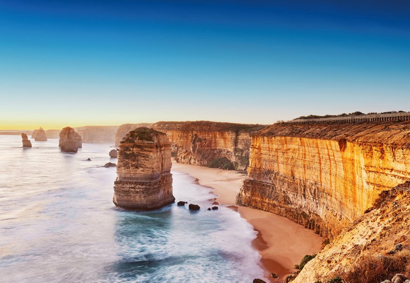 Fototapeta 5037-4V-1 Cliff at Sunset in Australia