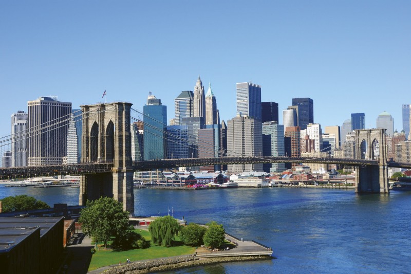 Fototapeta na flizelinie MS-5-0001 BROOKLYN BRIDGE