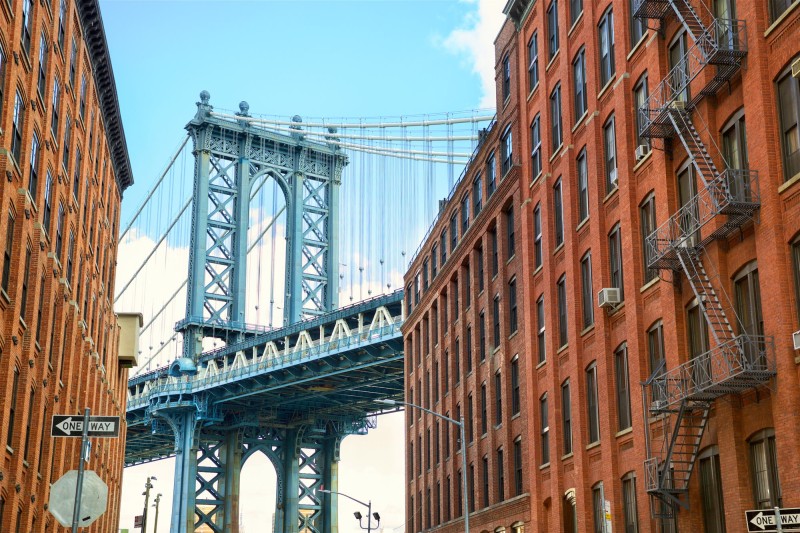 Fototapeta na flizelinie MS-5-0012 MANHATTAN BRIDGE