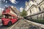 FotoTAPETA na flizelinie MS-5-0017 DOUBLE DECKR BUS