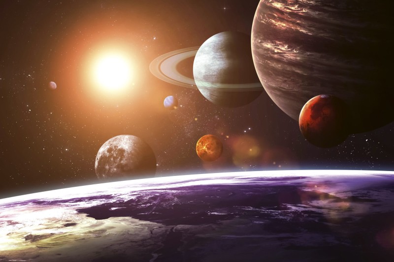 Fototapeta na flizelinie MS-5-0188 SOLAR SYSTEM