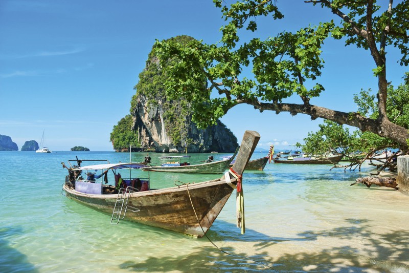 Fototapeta na flizelinie MS-5-0198 THAILAND BOAT
