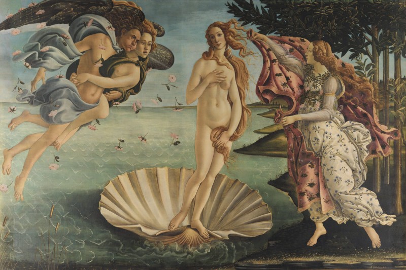 Fototapeta na flizelinie MS-5-0249 BIRTH OF VENUS - SANDRO BOTTICELLI