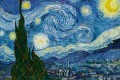 Fototapeta na flizelinie MS-5-0250 THE STARRY NIGHT - VINCENT VAN GOGH