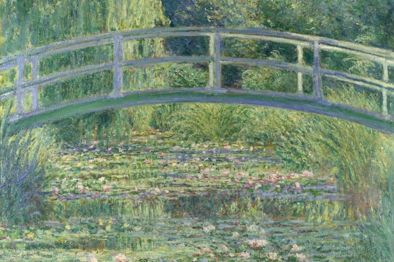 Fototapeta na flizelinie MS-5-0255 WATER LILY POND - CLAUDE OSKAR MONET