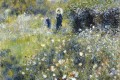 Fototapeta na flizelinie MS-5-0256 WOMAN IN A GARDEN - PIERRE AUGUSTE RENOIR