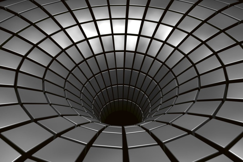 Fototapeta na flizelinie MS-5-0278 SILVER HOLE