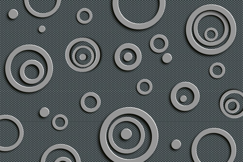 Fototapeta na flizelinie MS-5-0302 METAL CIRCLES