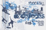 FotoTAPETA na flizelinie MS-5-0313 SKATE