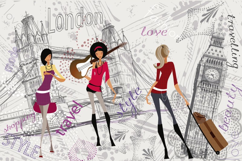Fototapeta na flizelinie MS-5-0332 LONDON STYLE