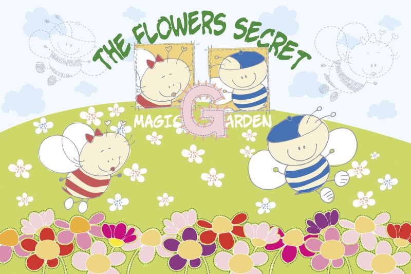 Fototapeta na flizelinie MS-5-0346 BABY BEES