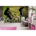 Fototapeta na flizelinie MS-5-0328 BICYCLE GREEN
