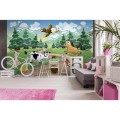 Fototapeta na flizelinie MS-5-0340 ANIMALS AND FOREST