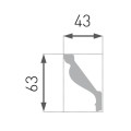 MARBET B-16 LISTWA PRZYSUFITOWA B16