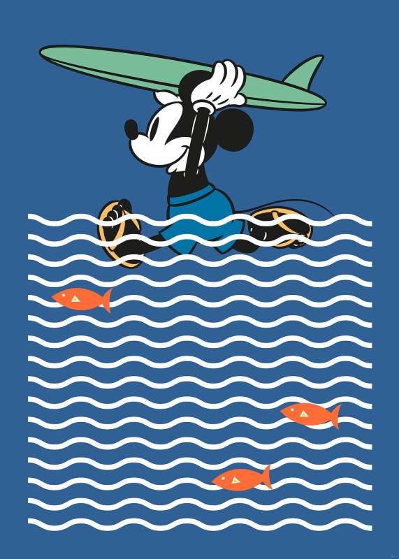 FOTOTAPETA DX4-025 Mickey gone Surfin'