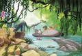 FOTOTAPETA 8-4106 Jungle book swimming with Baloo