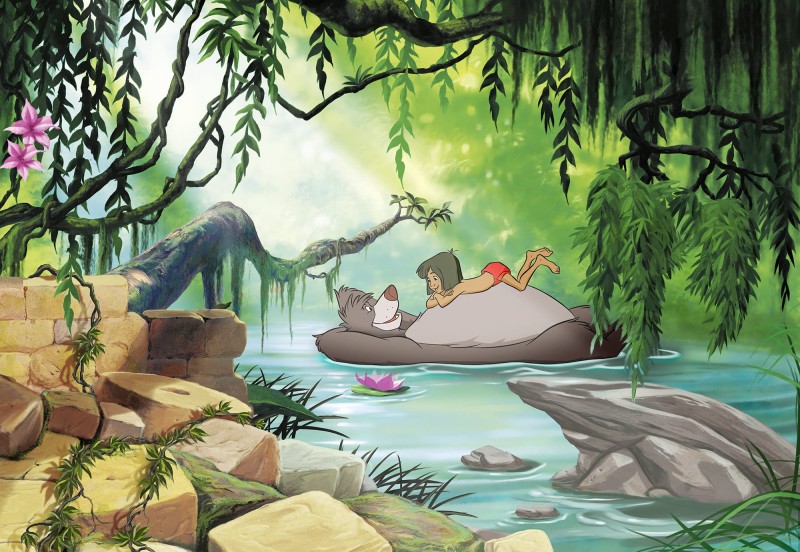 FOTOTAPETA 8-4106 Jungle book swimming with Baloo
