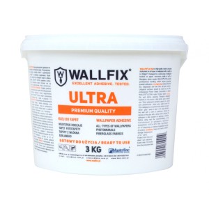 WALLFIX ULTRA 3 KG GOTOWY KLEJ DO TAPET na flizelinie