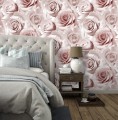 TAPETA J28733 / 315846 Róza z brokatem  J287-33 Papierowa