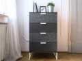 Okleina Meblowa 200-3259 D-C-FIX Tico silver szer 45 cm