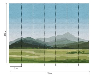 Mural Tapeta 38298-1 / 3829-81 Metropolitan Stories The Wall - Panel ścienny dekoracyjny
