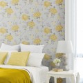 TAPETA 173502 ŻÓŁTE KWIATY
