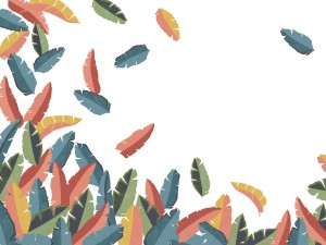 Mural 688108 Tropical House