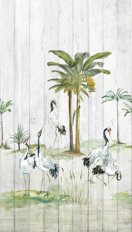 MURAL A39401 TROPICAL WOOD - ONE ROLL ONE MOTIF