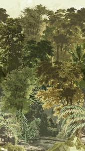 MURAL A51801 TAPESTRY JUNGLE - ONE ROLL ONE MOTIF