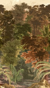 MURAL A51802 TAPESTRY JUNGLE - ONE ROLL ONE MOTIF