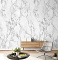MURAL A52501 WHITE MARBLE - ONE ROLL ONE MOTIF