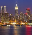 Fototapeta na flizelinie MS-3-0003 MANHATTAN AT NIGHT