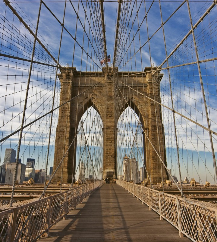 Fototapeta na flizelinie MS-3-0005 BROOKLYN BRIDGE