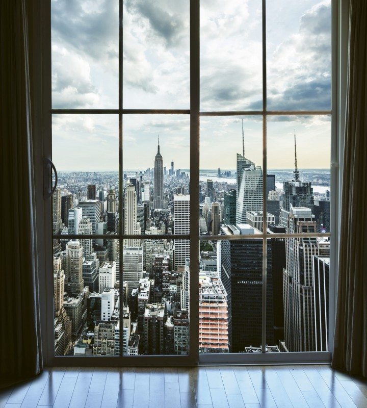 Fototapeta na flizelinie MS-3-0009 MANHATTAN WINDOW VIEW