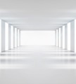 Fototapeta na flizelinie MS-3-0036 WHITE CORRIDOR