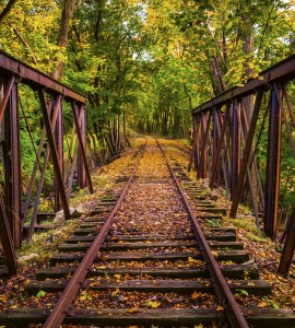 Fototapeta na flizelinie MS-3-0055 RAILROAD