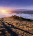 Fototapeta na flizelinie MS-3-0063 SUNRISE IN MOUNTAINS