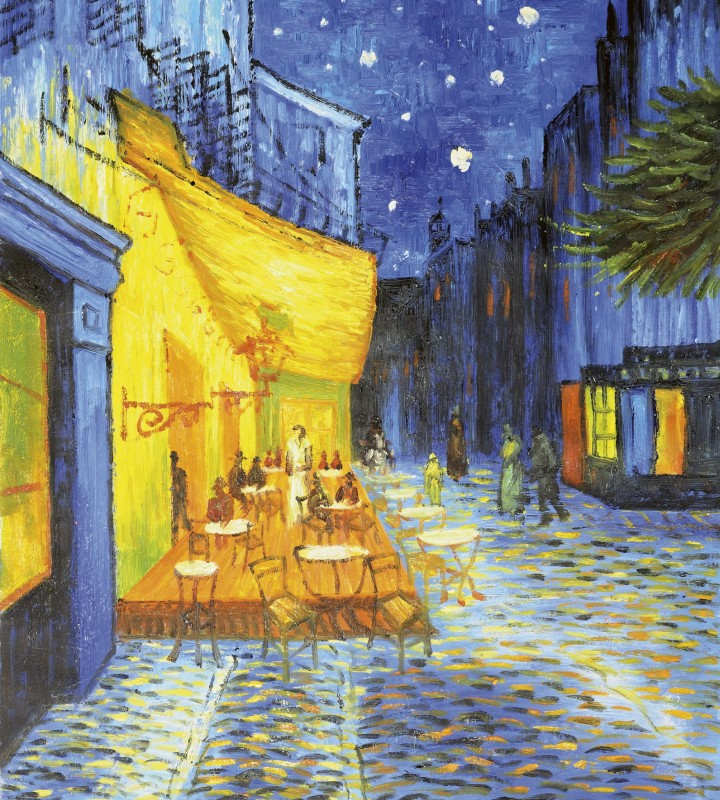 Fototapeta na flizelinie MS-3-0251 CAFE TERRACE - VINCENT VAN GOGH