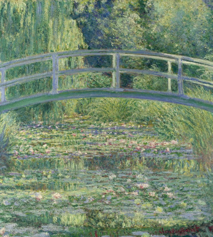 Fototapeta na flizelinie MS-3-0255 WATER LILY POND - CLAUDE OSKAR MONET