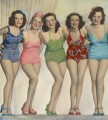 Fototapeta na flizelinie MS-3-0259 CHARMING LADIES