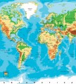 Fototapeta na flizelinie MS-3-0261 WORLD MAP