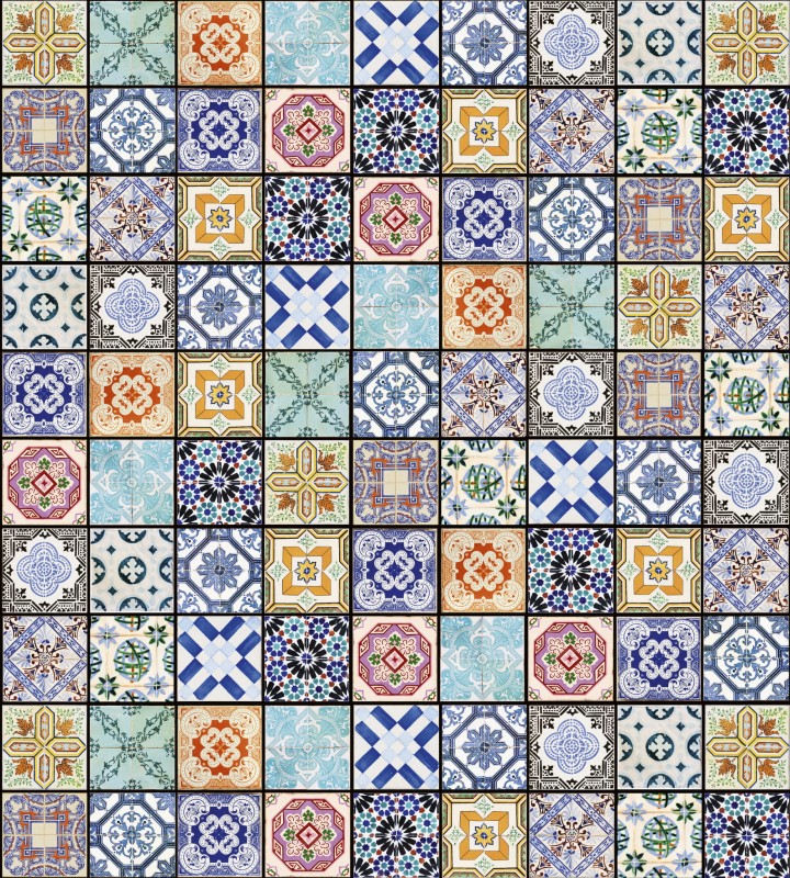 Fototapeta na flizelinie MS-3-0276 VINTAGE TILES