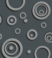 Fototapeta na flizelinie MS-3-0302 METAL CIRCLES