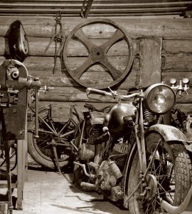 Fototapeta na flizelinie MS-3-0319 VINTAGE GARRAGE