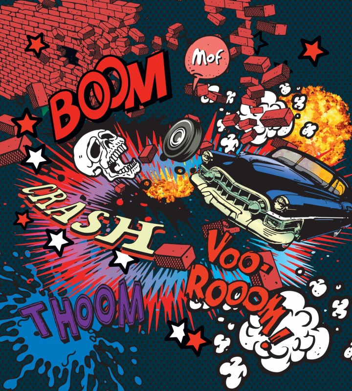 Fototapeta na flizelinie MS-3-0320 CAR CRASCH