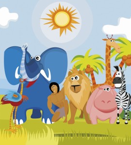 Fototapeta na flizelinie MS-3-0338 AFRICA ANIMALS