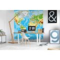 Fototapeta na flizelinie MS-3-0261 WORLD MAP