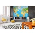 Fototapeta na flizelinie MS-3-0261 WORLD MAP