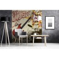 Fototapeta na flizelinie MS-3-0324 RED GUITAR