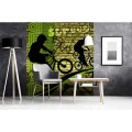Fototapeta na flizelinie MS-3-0328 BICYCLE GREEN